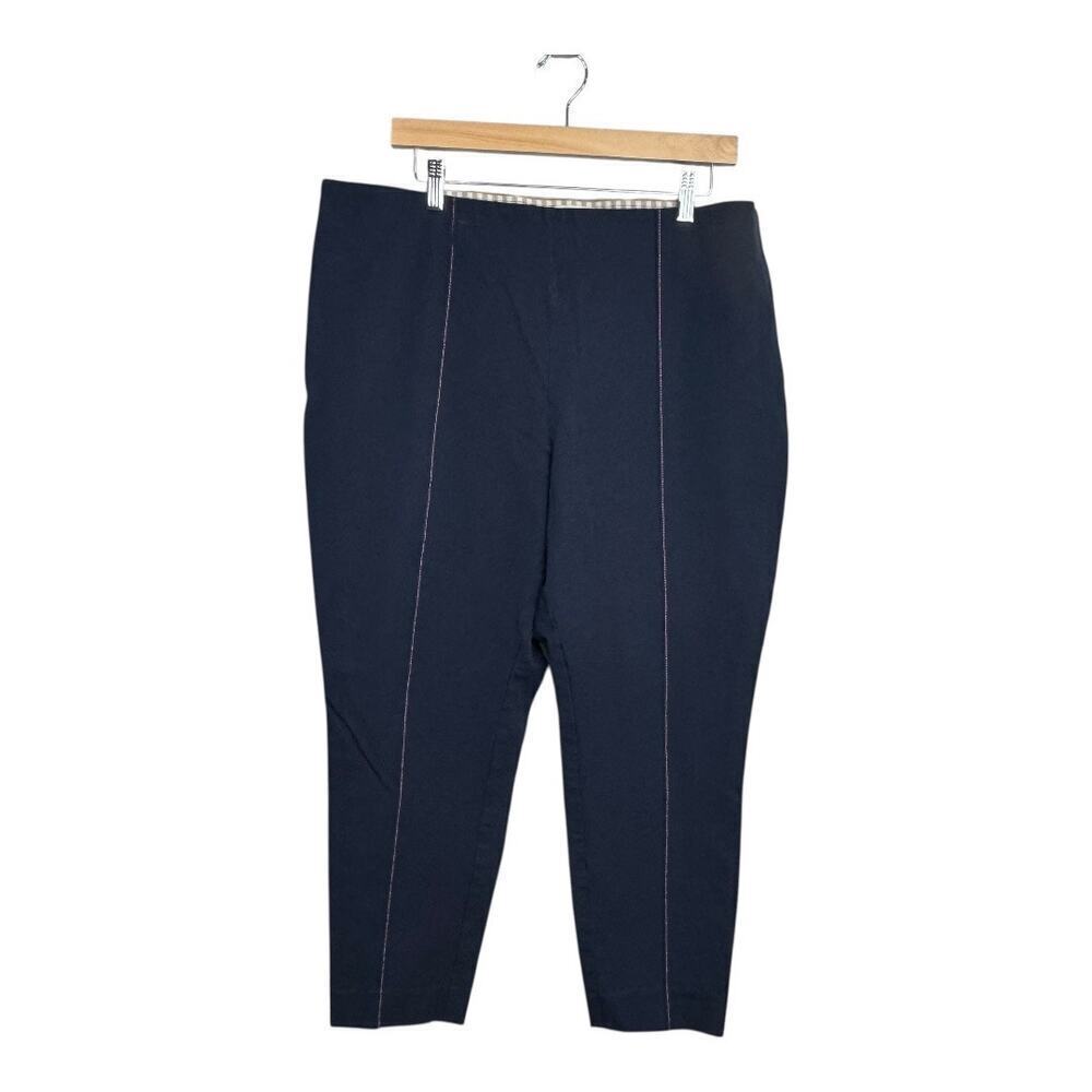 the essential slim by a+ anthropologie blue size 22w